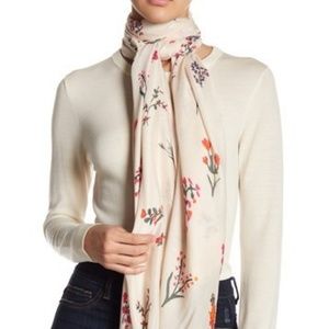 Rebecca Minkoff Pressed Flower Oblong Scarf